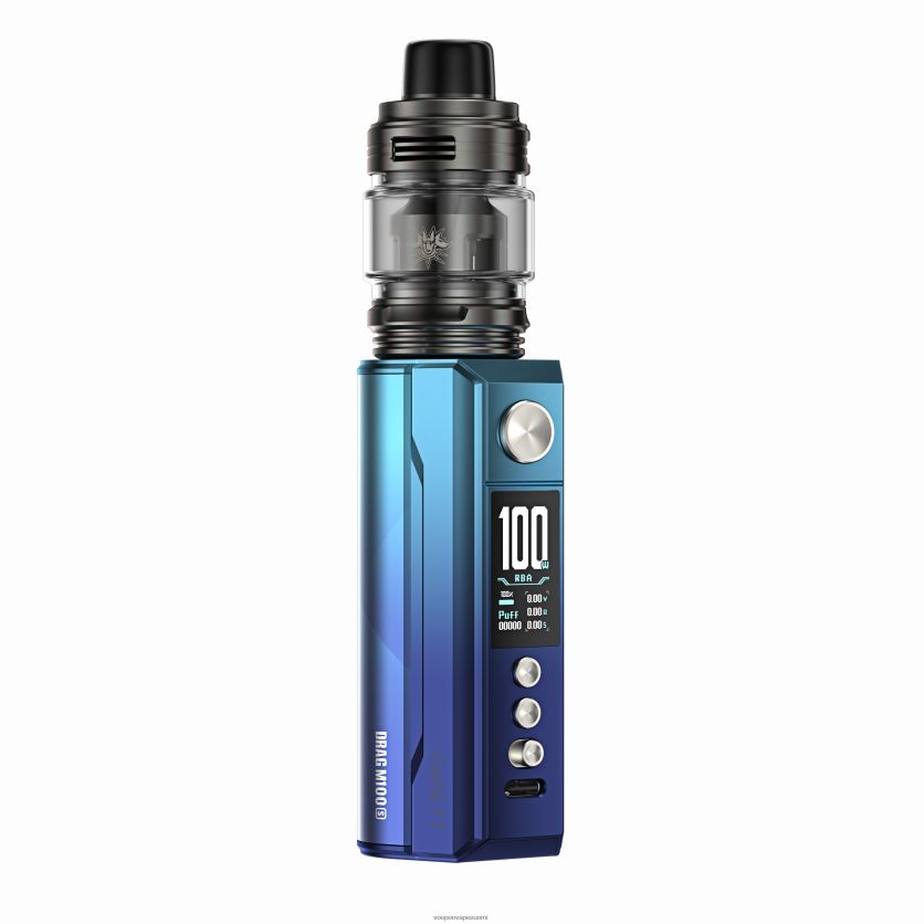 VOOPOO Argus Suomi - VOOPOO DRAG M100S mod laite syaani & sininen DT4XDB277