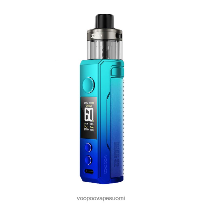 VOOPOO Drag Suomi - VOOPOO DRAG S2 pod mod kit taivaansininen DT4XDB156