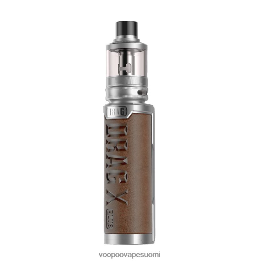VOOPOO Suomi - VOOPOO DRAG X PLUS ammattipainos hopea+retroruskea DT4XDB281