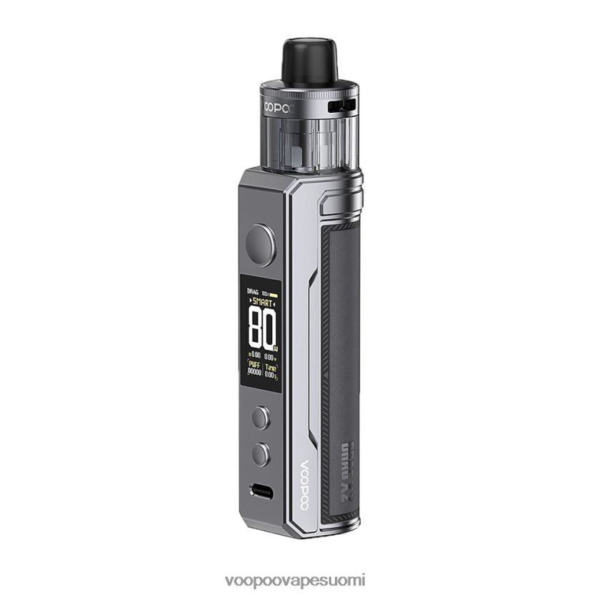 VOOPOO Vape Helsinki - VOOPOO DRAG X2 pod mod harmaa metalli DT4XDB233