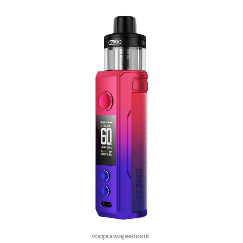 VOOPOO Vape Mod Suomi - VOOPOO DRAG S2 pod mod kit moderni punainen DT4XDB258