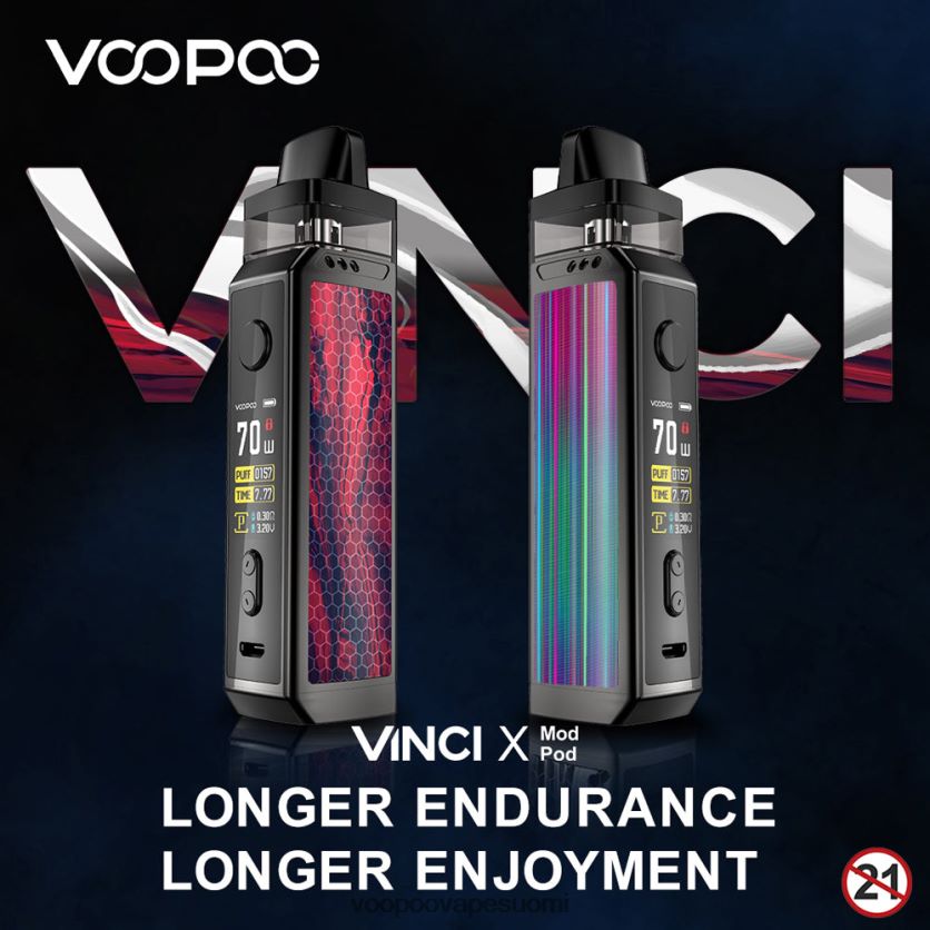 VOOPOO Drag Suomi - VOOPOO VINCI X mod pod -sarja hiilikuitu DT4XDB346