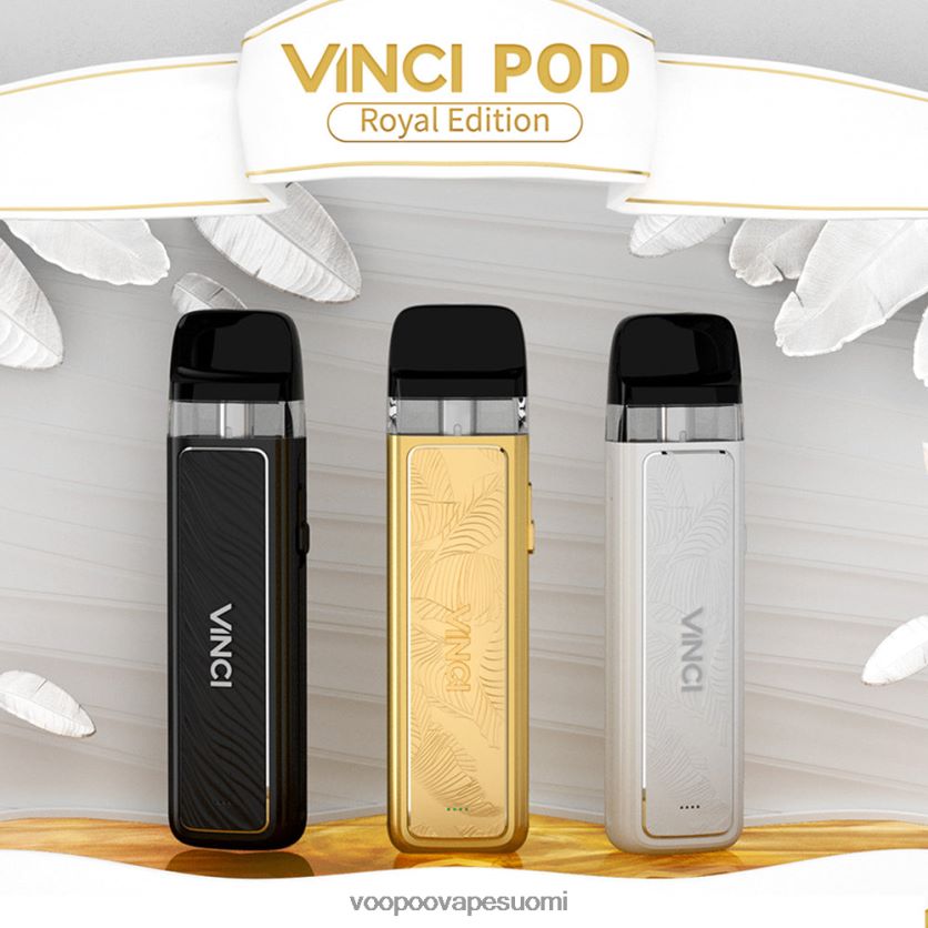 VOOPOO Vape Helsinki - VOOPOO VINCI POD kuninkaallinen painos kultainen lehti DT4XDB343