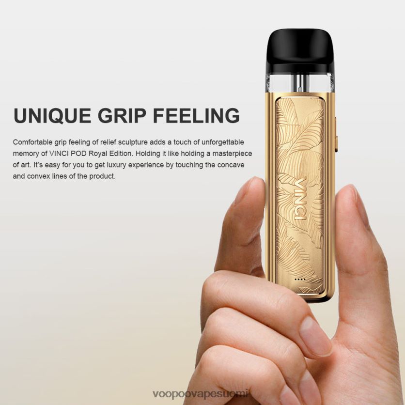 VOOPOO Vape Helsinki - VOOPOO VINCI POD kuninkaallinen painos kultainen lehti DT4XDB343