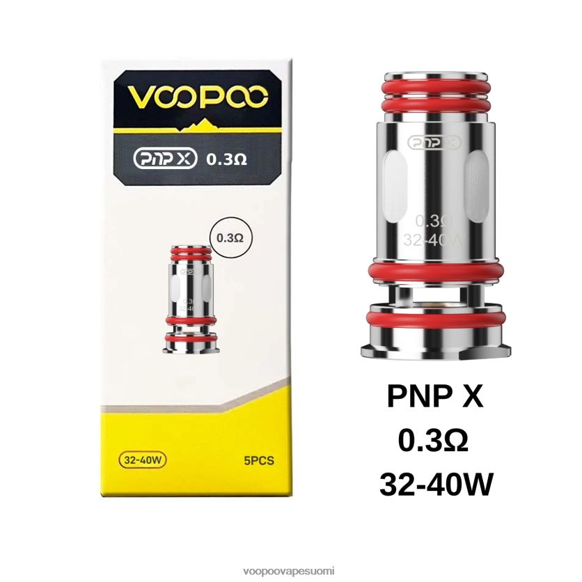 VOOPOO Argus Suomi - VOOPOO PNP kelat (5kpl) pnp x 0,3 ohm DT4XDB607