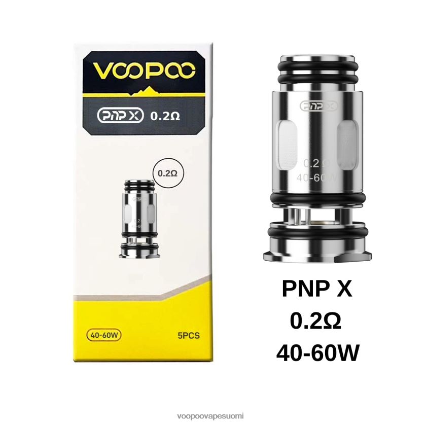 VOOPOO Drag Suomi - VOOPOO PNP kelat (5kpl) pnp x 0,2 ohm DT4XDB606