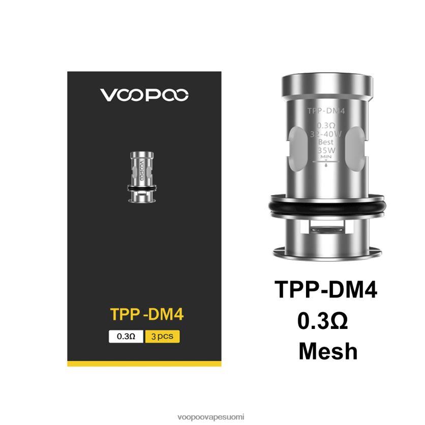 VOOPOO Suomi - VOOPOO TPP kelat (3 kpl) tpp-dm4 DT4XDB611