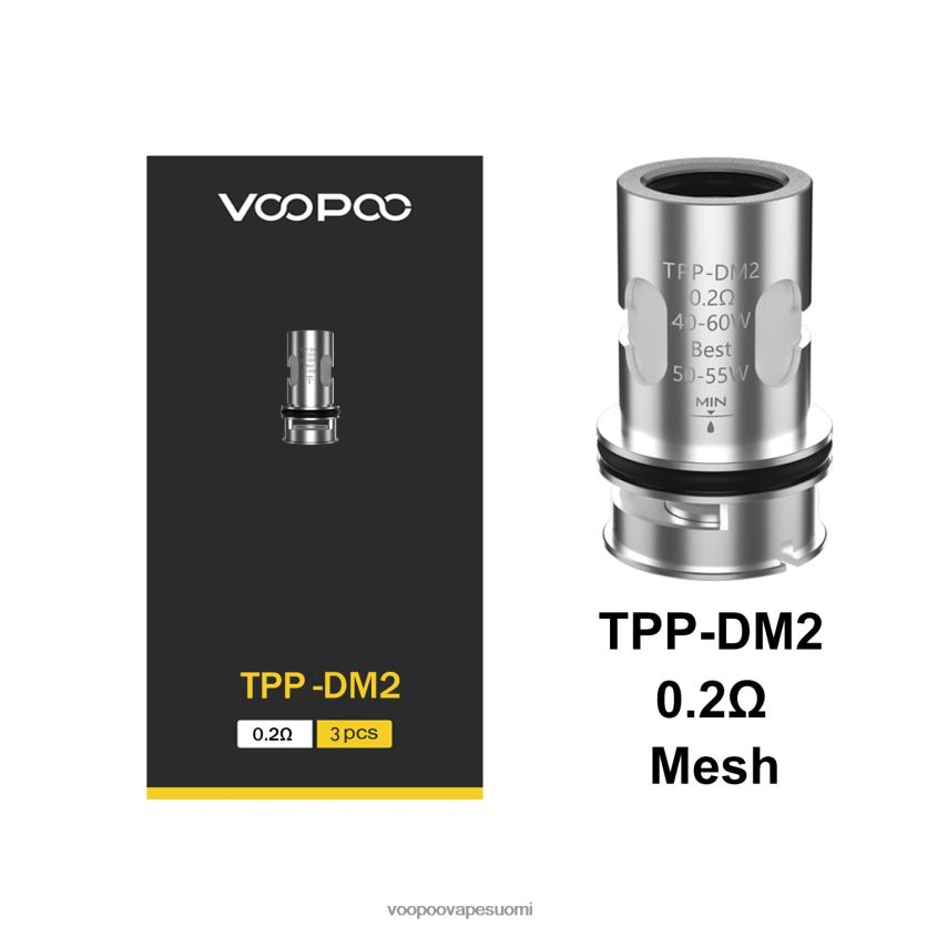VOOPOO Vape Drag - VOOPOO TPP kelat (3 kpl) tpp-dm2 DT4XDB609