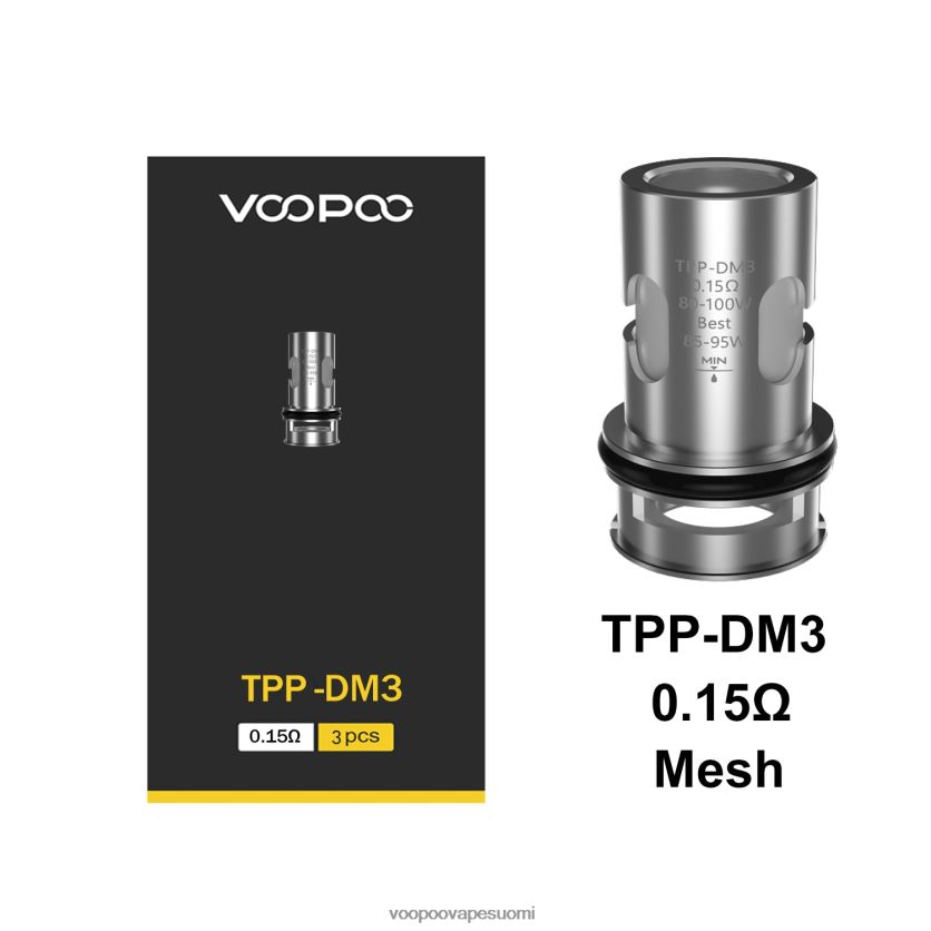 VOOPOO Vape Near Me - VOOPOO TPP kelat (3 kpl) tpp-dm3 DT4XDB610