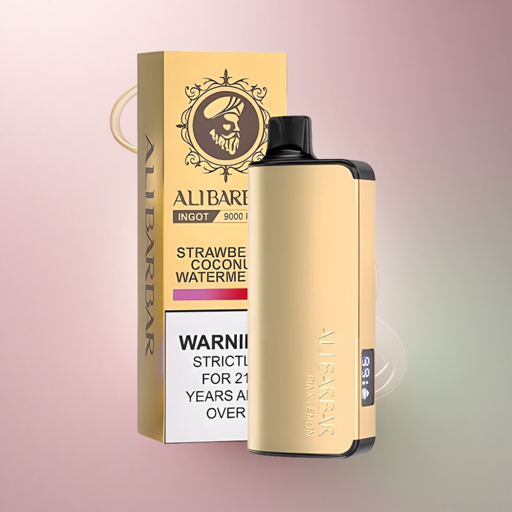 Alibarbar Ingot 9000 Puffs Vaaleanpunainen Sitruuna 2350mAh 22ml
