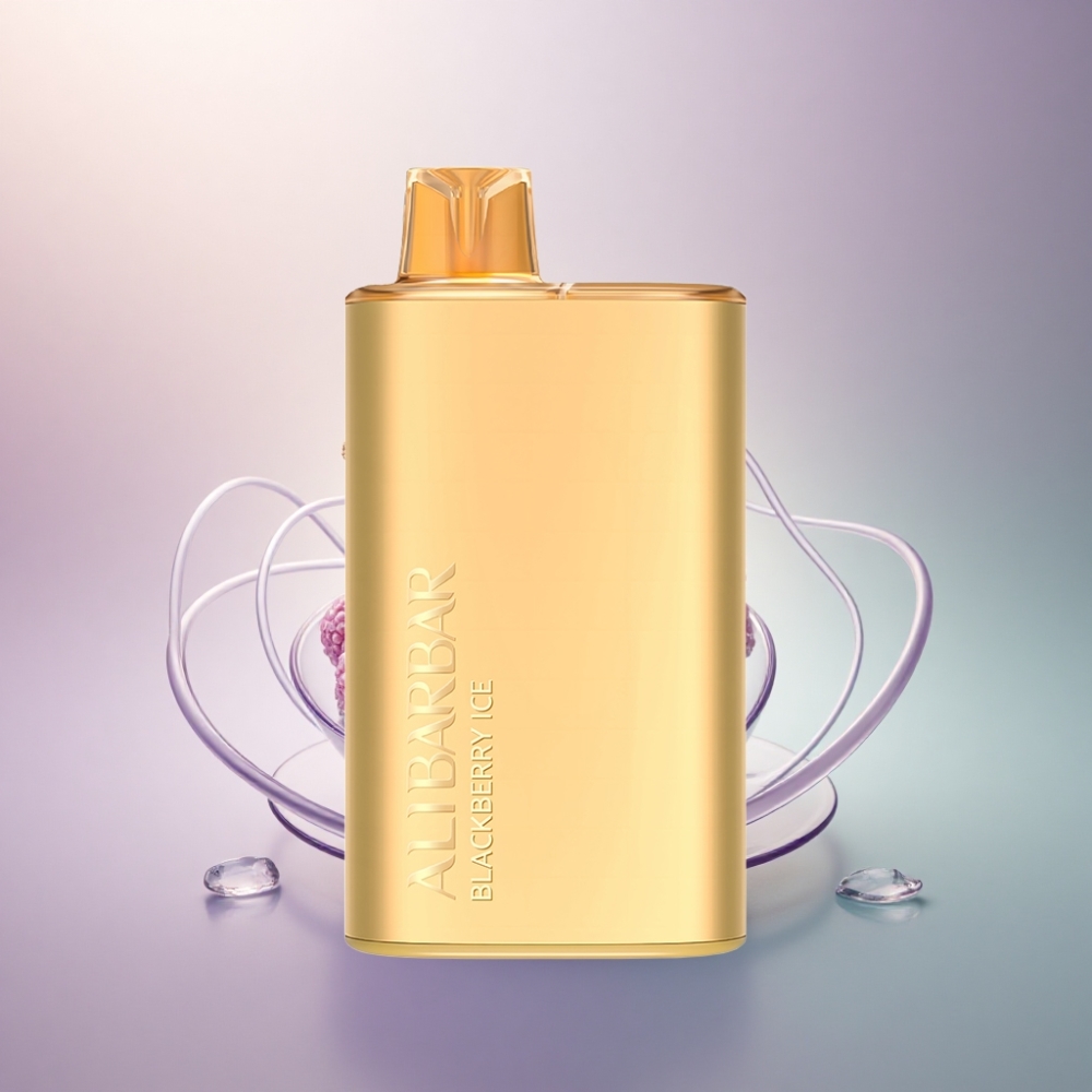 Alibarbar Rich 8000 Puffs Mustajuoma Jää 2000 mAh 20ml