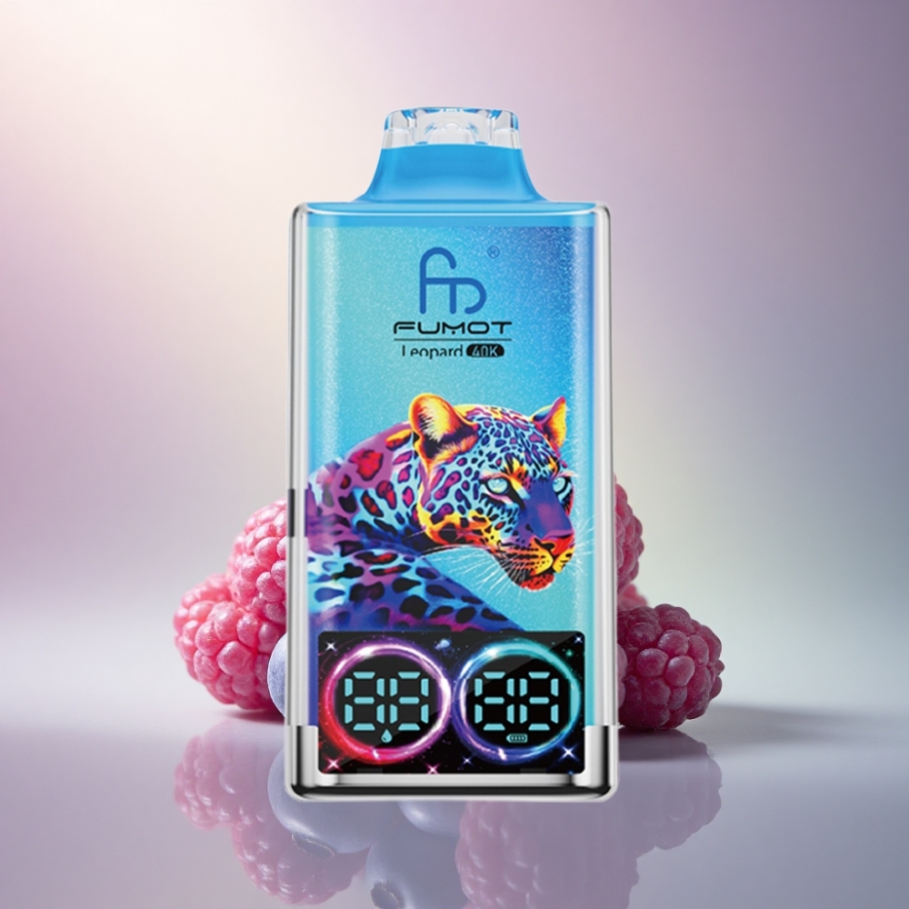 Fumot Leopard 40K Puffs Mustikka Vadelma 2% Nikotiinia 700mAh