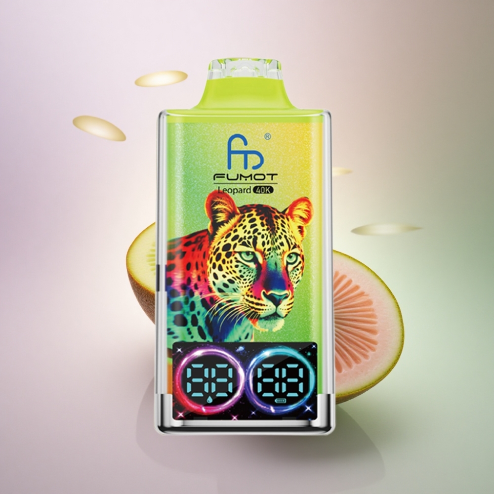 Fumot Leopard 40K Puffs Passionhedelmä Guava Kiwi Dual Mesh 5% Nikotiinia 700mAh