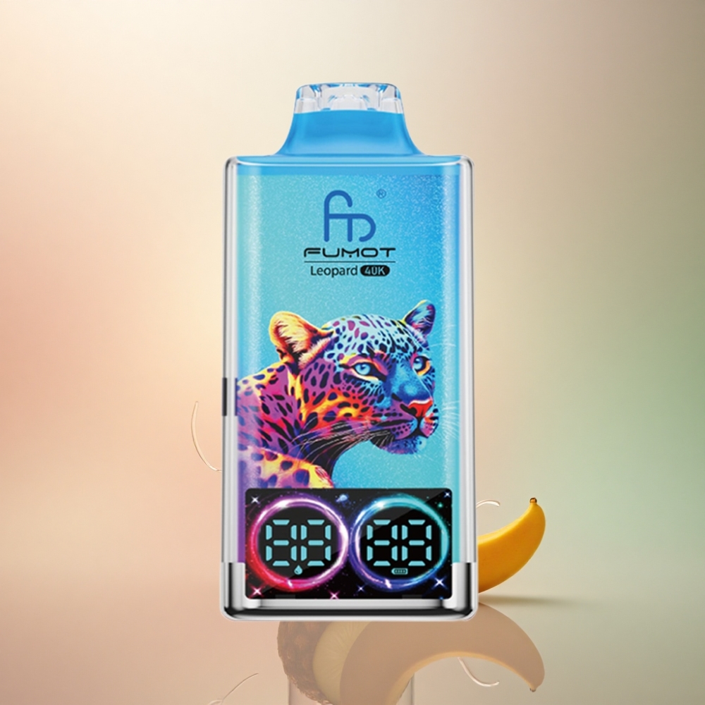 Fumot Leopard 40K Puffs Persikka Mango Ananas 5% Nikotiinia 700mAh