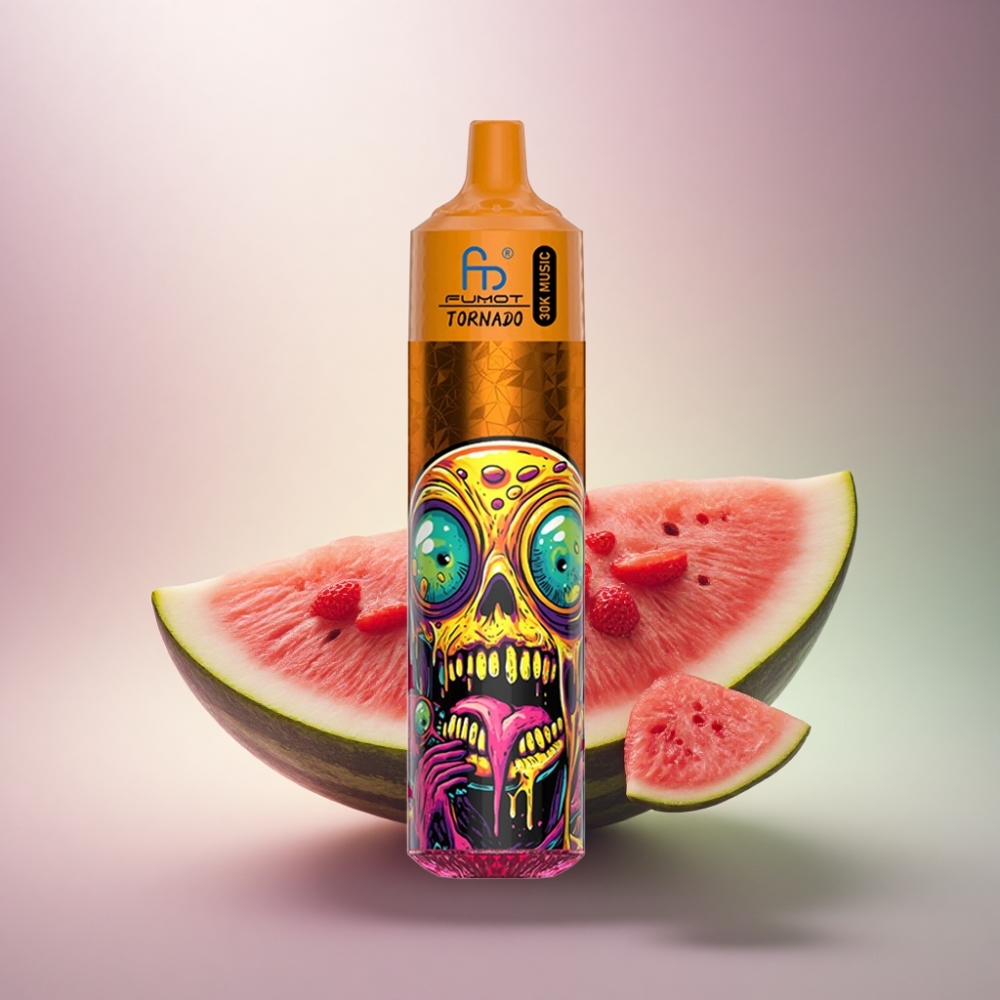 Fumot Randm Tornado 30000 Puffs Mansikka-Arbuusi 30ml 2% nikotiinia 600mAh