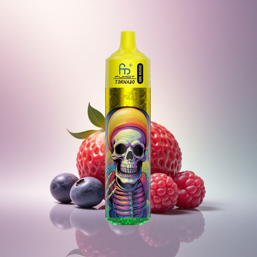 Fumot Randm Tornado 30000 Puffs Mansikka Mustikka Vadelma 30mL 5% nikotiinia 600mAh