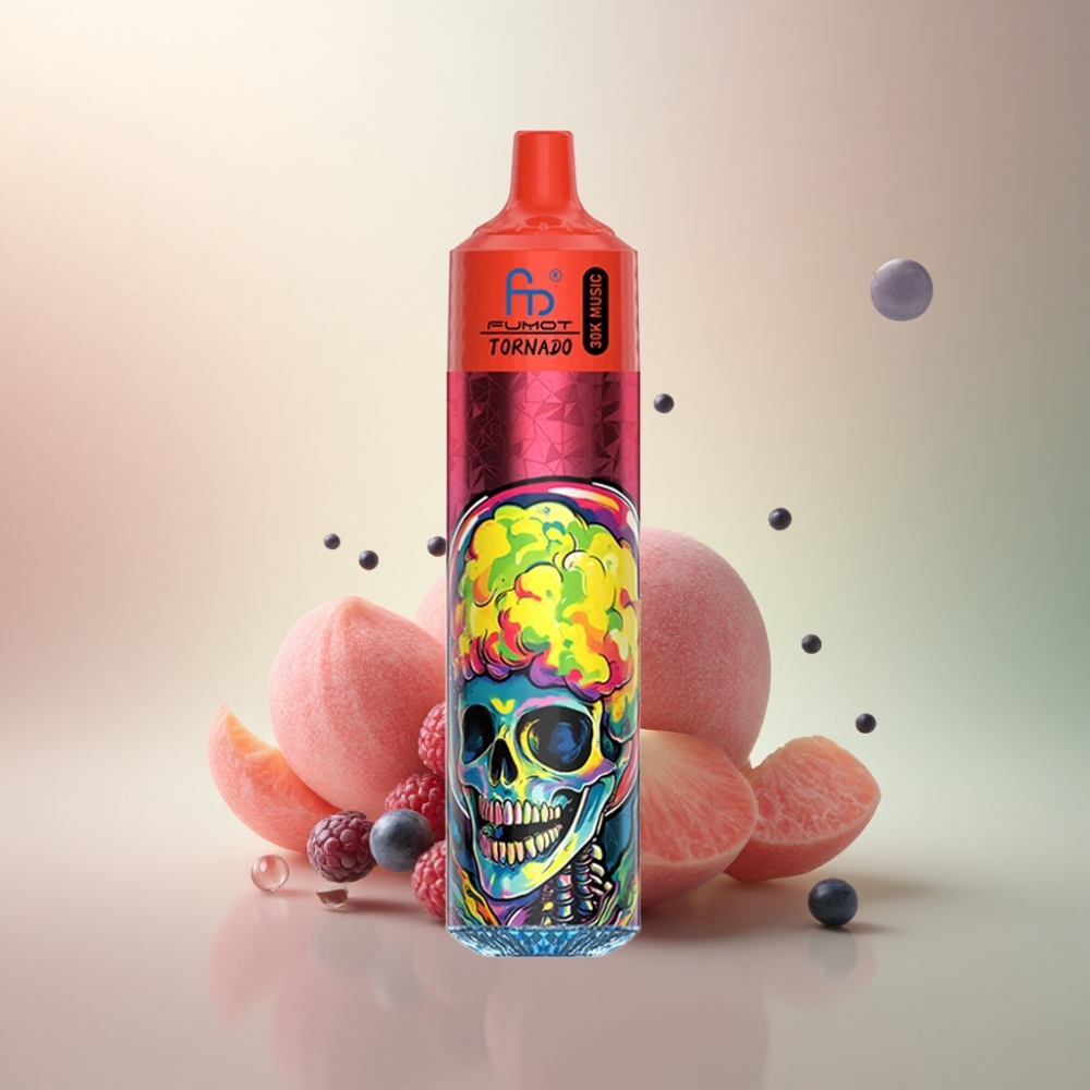 Fumot Randm Tornado 30000 Puffs Persikka-Marja 30mL 600mAh