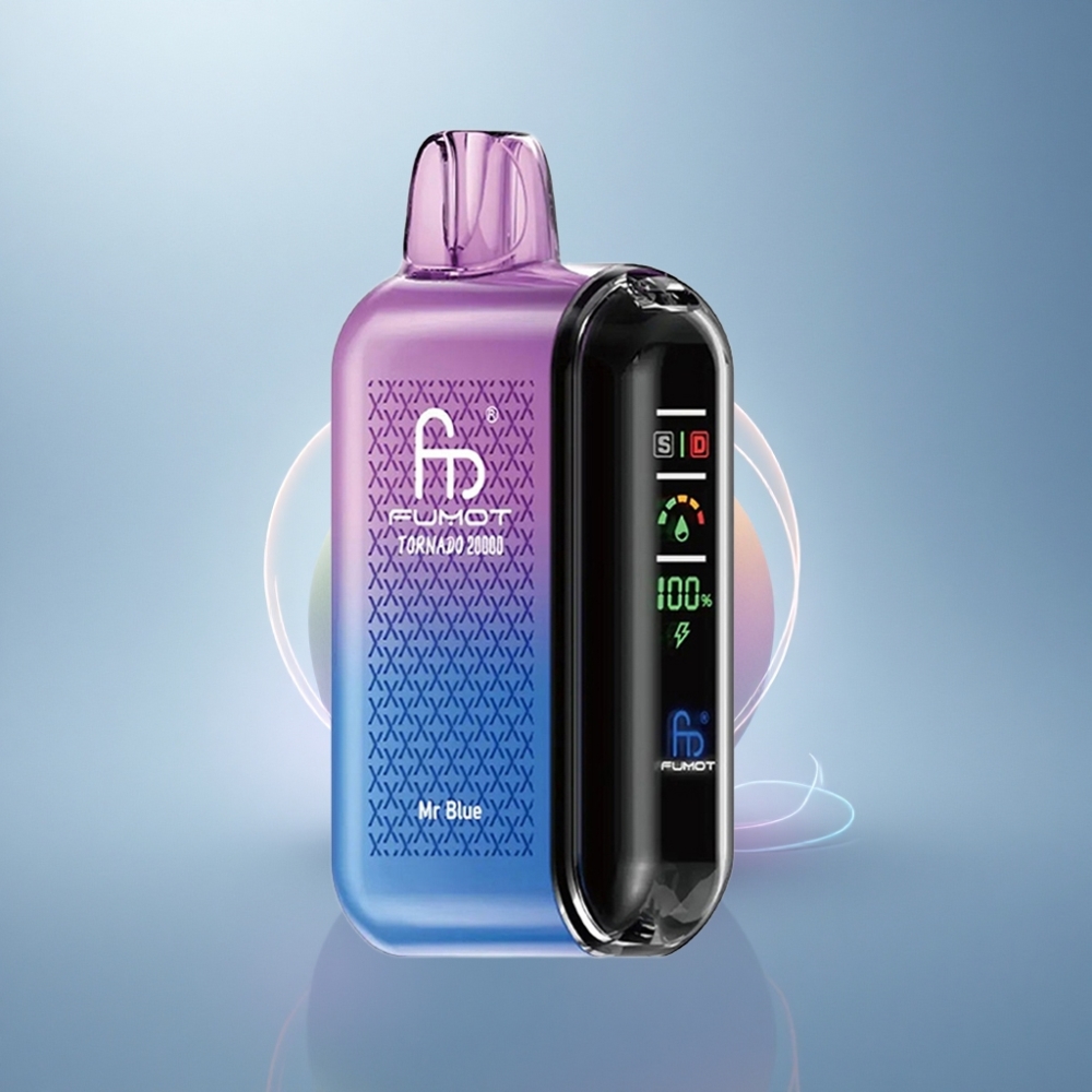 Fumot Tornado 20000 Puffs Herra Sininen Kaksoishuuli 850mAh
