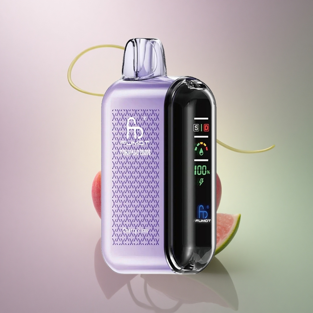 Fumot Tornado 20000 Puffs Kirsikka-Limetti 20ml 850mAh