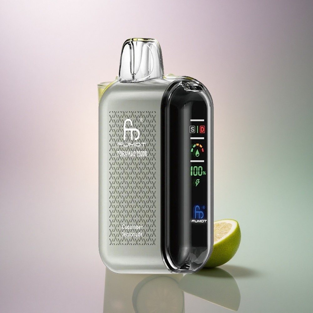 Fumot Tornado 20000 Puffs Kurkku Limonadi Dual Mesh Coil 850mAh