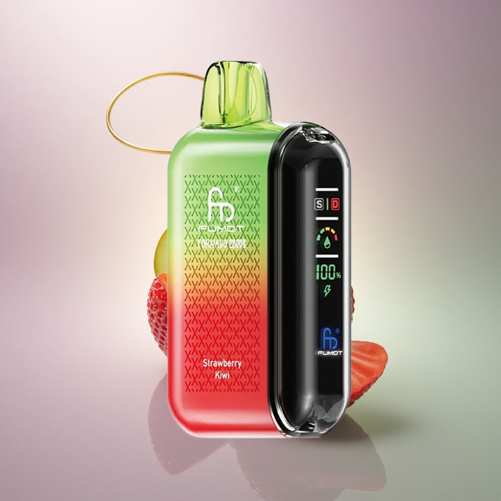Fumot Tornado 20000 Puffs Mansikka-Kiivi Dual Mesh 850mAh