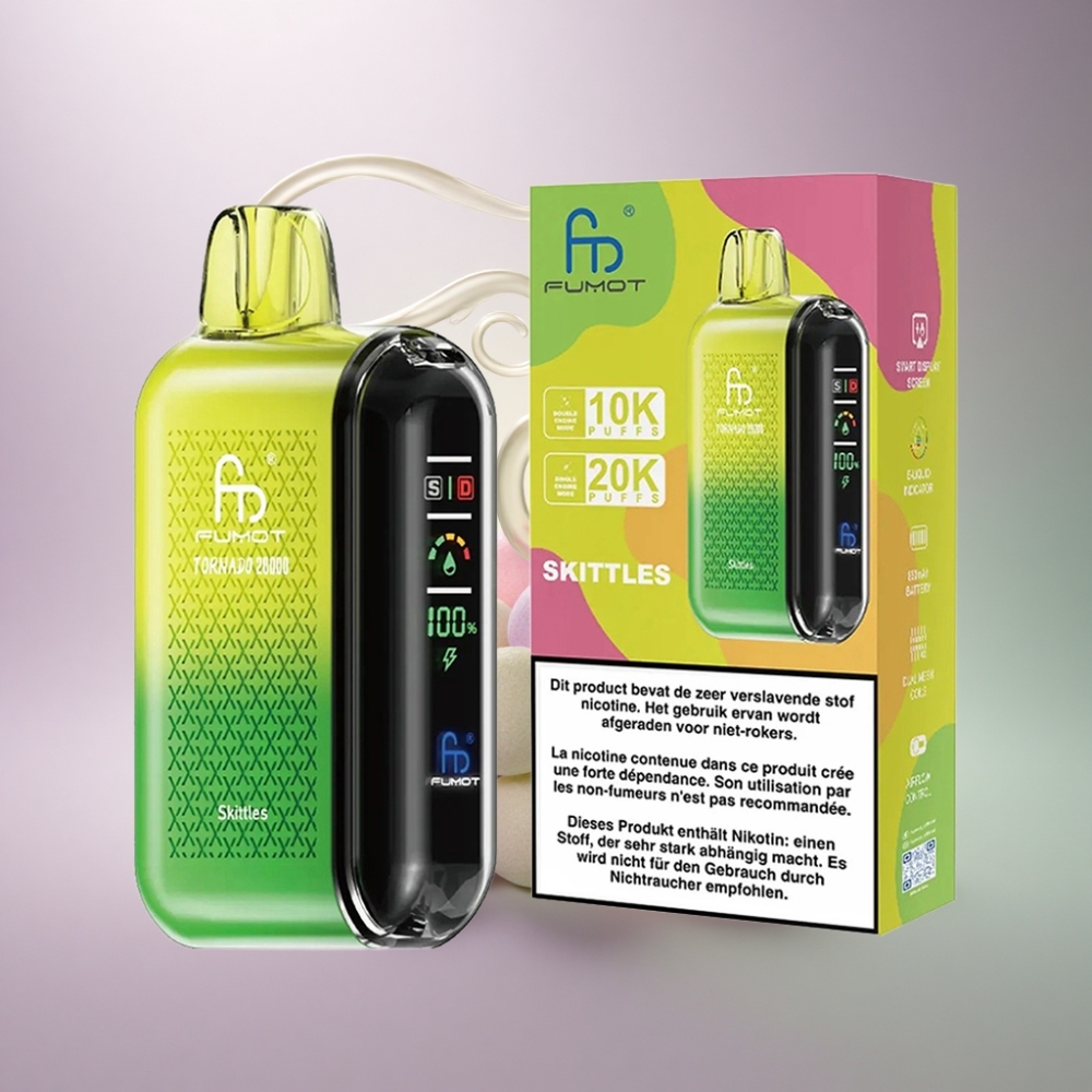 Fumot Tornado 20000 Puffs Tornado Kaksoissilmukka 850mAh