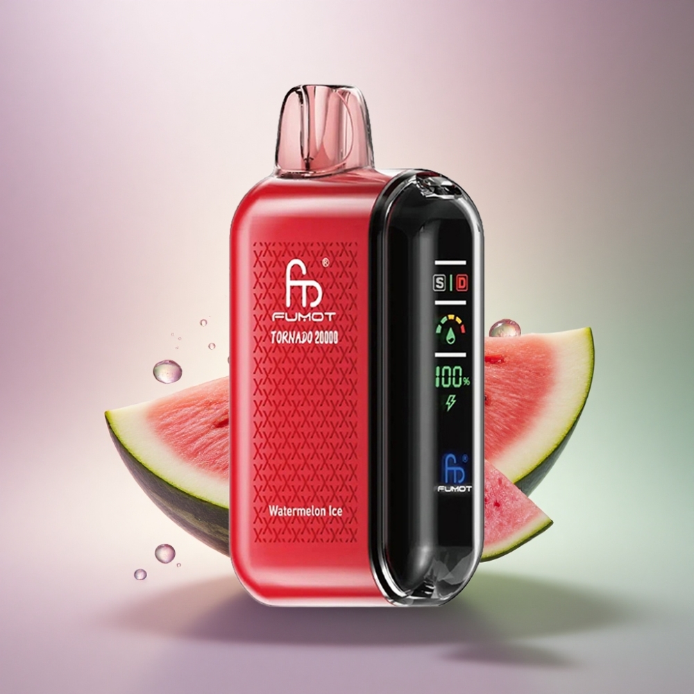 Fumot Tornado 20000 Puffs Vesimelonijää Dual Mesh Coil 850mAh