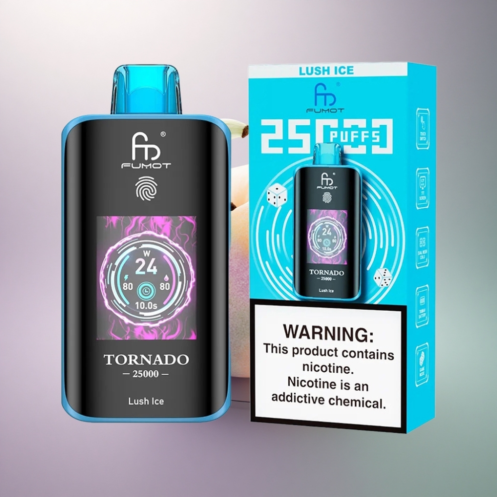 Fumot Tornado 25000 Puffs Jäätynyt Virta 700mAh 20ml