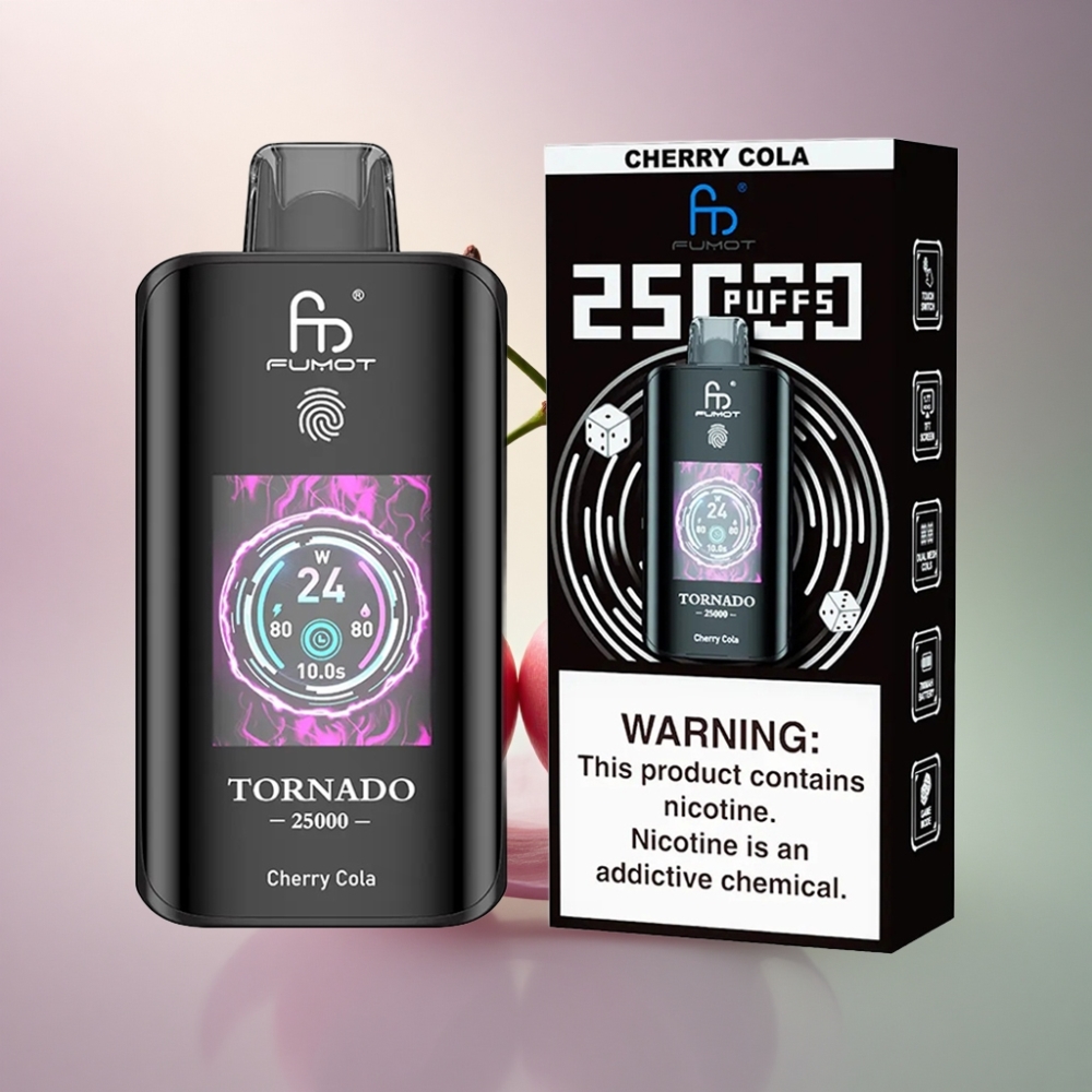 Fumot Tornado 25000 Puffs Kirsikka-Cola 700mAh 20ml