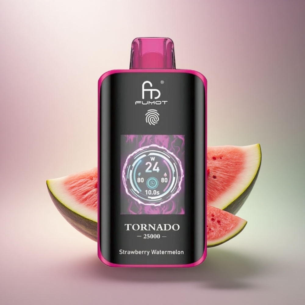 Fumot Tornado 25000 Puffs Mansikka-Arbuusi 700mAh 20ml
