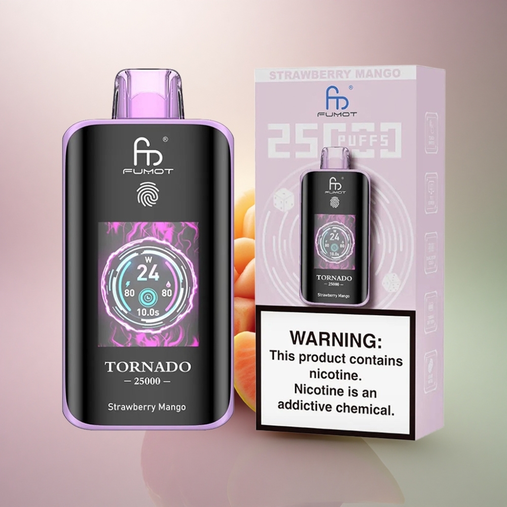 Fumot Tornado 25000 Puffs Mansikka-Mango 700mAh 20ml