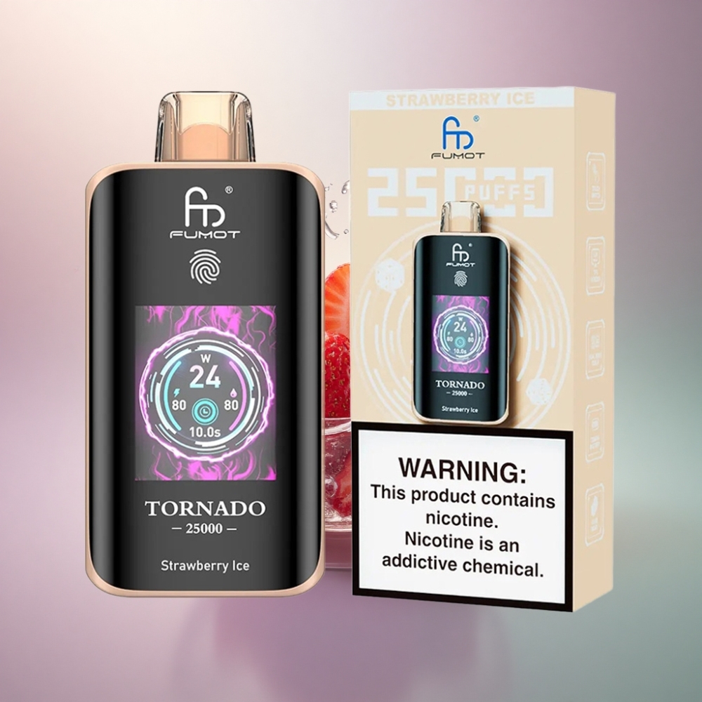 Fumot Tornado 25000 Puffs Mansikkajää 20ml 700mAh