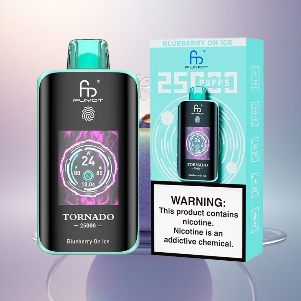 Fumot Tornado 25000 Puffs Mustikka Jäällä 700mAh 20ml Nikotiini