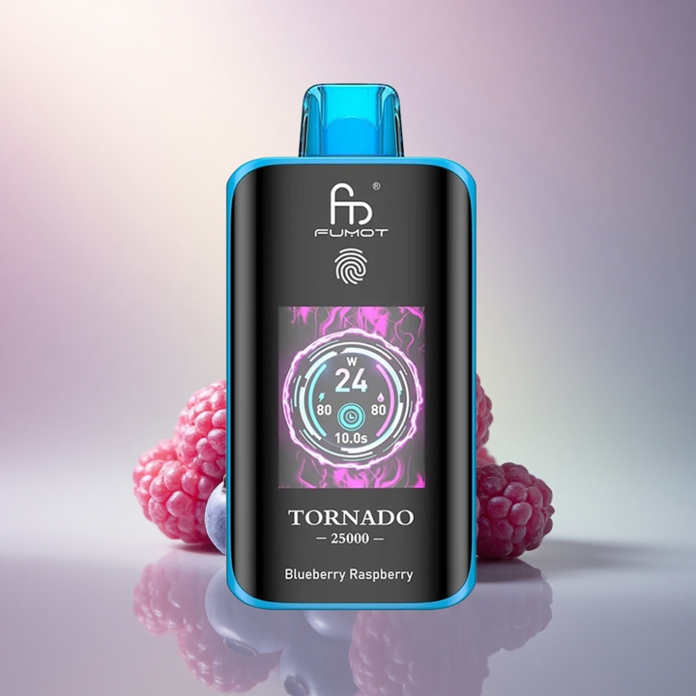 Fumot Tornado 25000 Puffs Mustikka Vadelma 700mAh 20ml