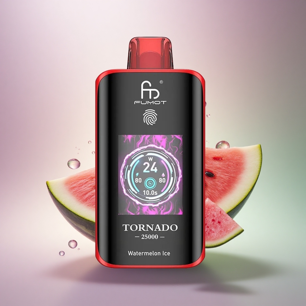 Fumot Tornado 25000 Puffs Vesimeloni-Jää 700mAh 20ml
