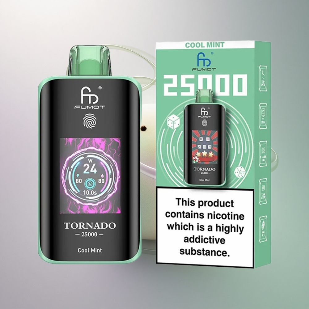 Fumot Tornado 25000 Puffs Viileä Minttu 700mAh 20ml