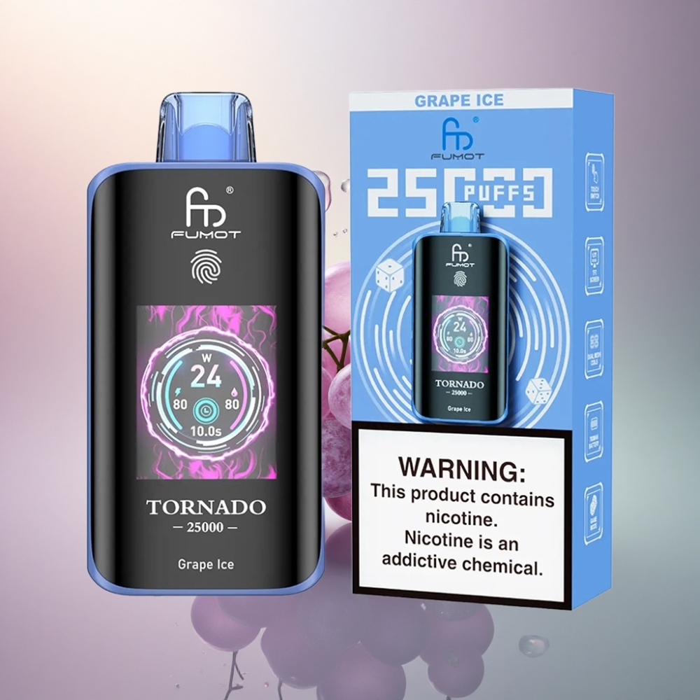 Fumot Tornado 25000 Puffs Viinijää 20ml 700mAh