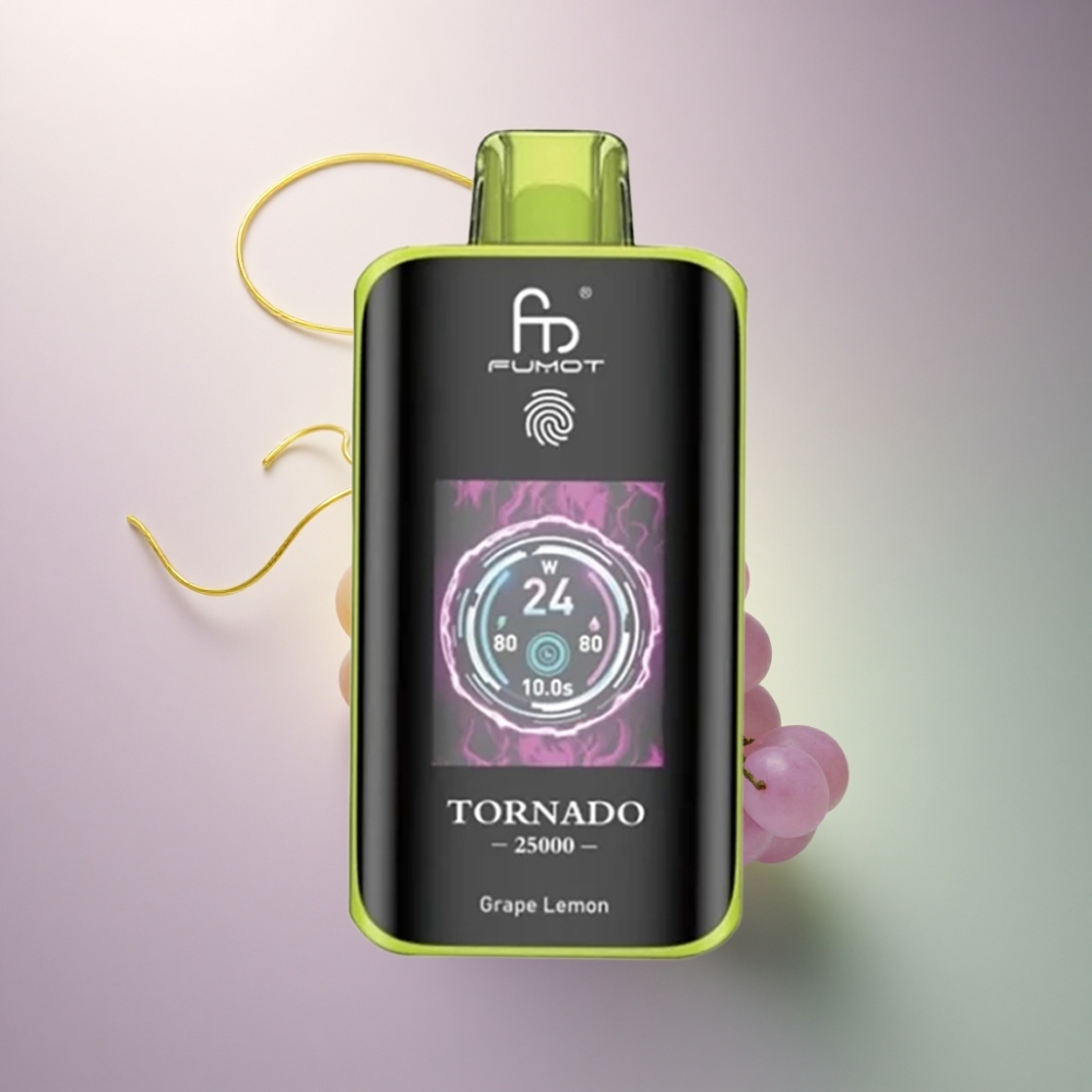 Fumot Tornado 25000 Puffs Viinirypäle Sitruuna 700mAh 20ml