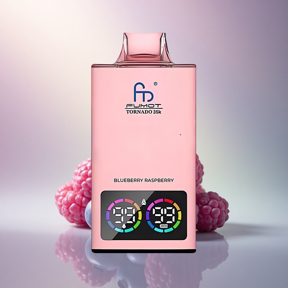 Fumot Tornado 35000 Puffs Mustikka Vadelma Dual Mesh 700mAh