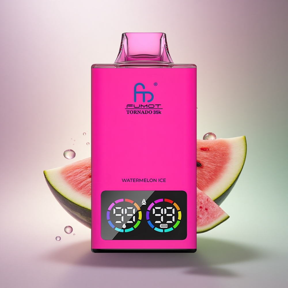 Fumot Tornado 35000 Puffs Vesimeloni-Jää Dual Mesh 700mAh