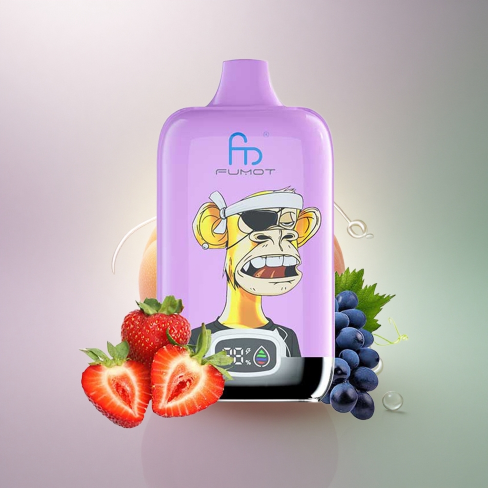 Fumot Tornado Digital Box 12000 Puffs Jäämarja 20ml 550mAh
