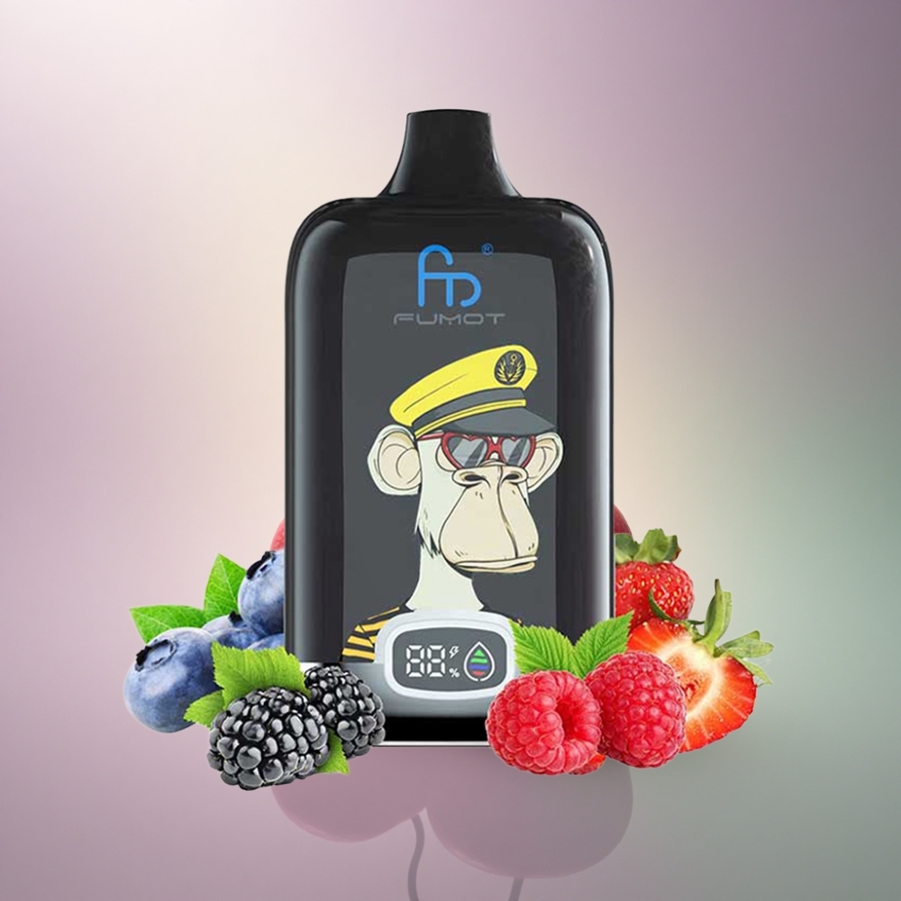 Fumot Tornado Digital Box 12000 Puffs Kirsikka Mesh 550mAh 20ml