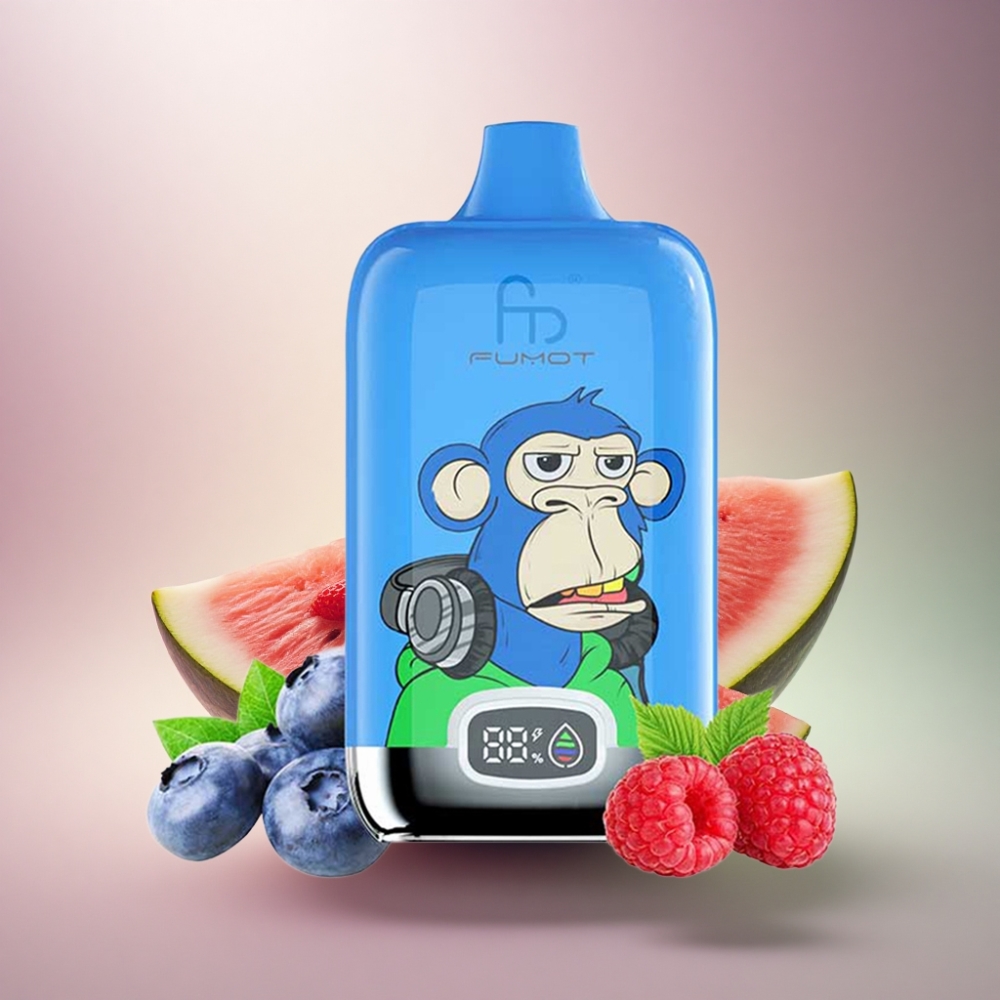 Fumot Tornado Digital Box 12000 Puffs Mansikka-Arbuusi 550mAh 20ml