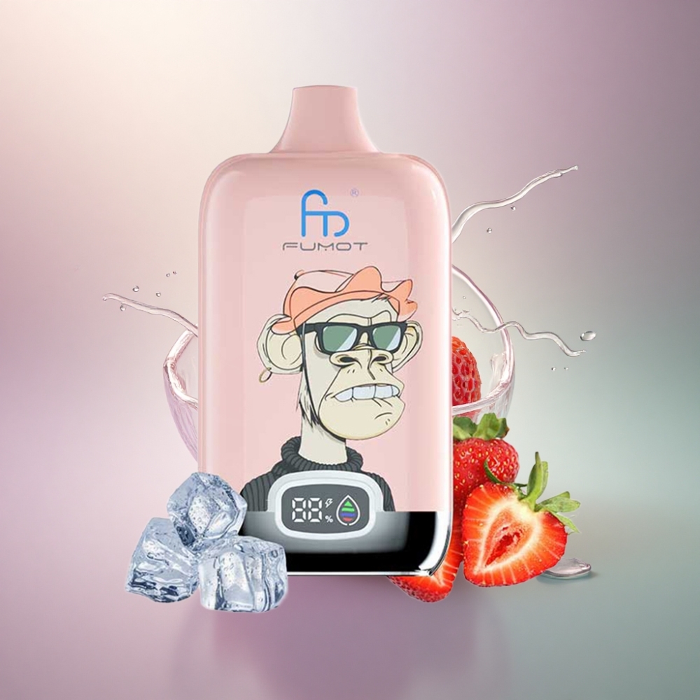 Fumot Tornado Digital Box 12000 Puffs Mansikkajää 550mAh 20ml