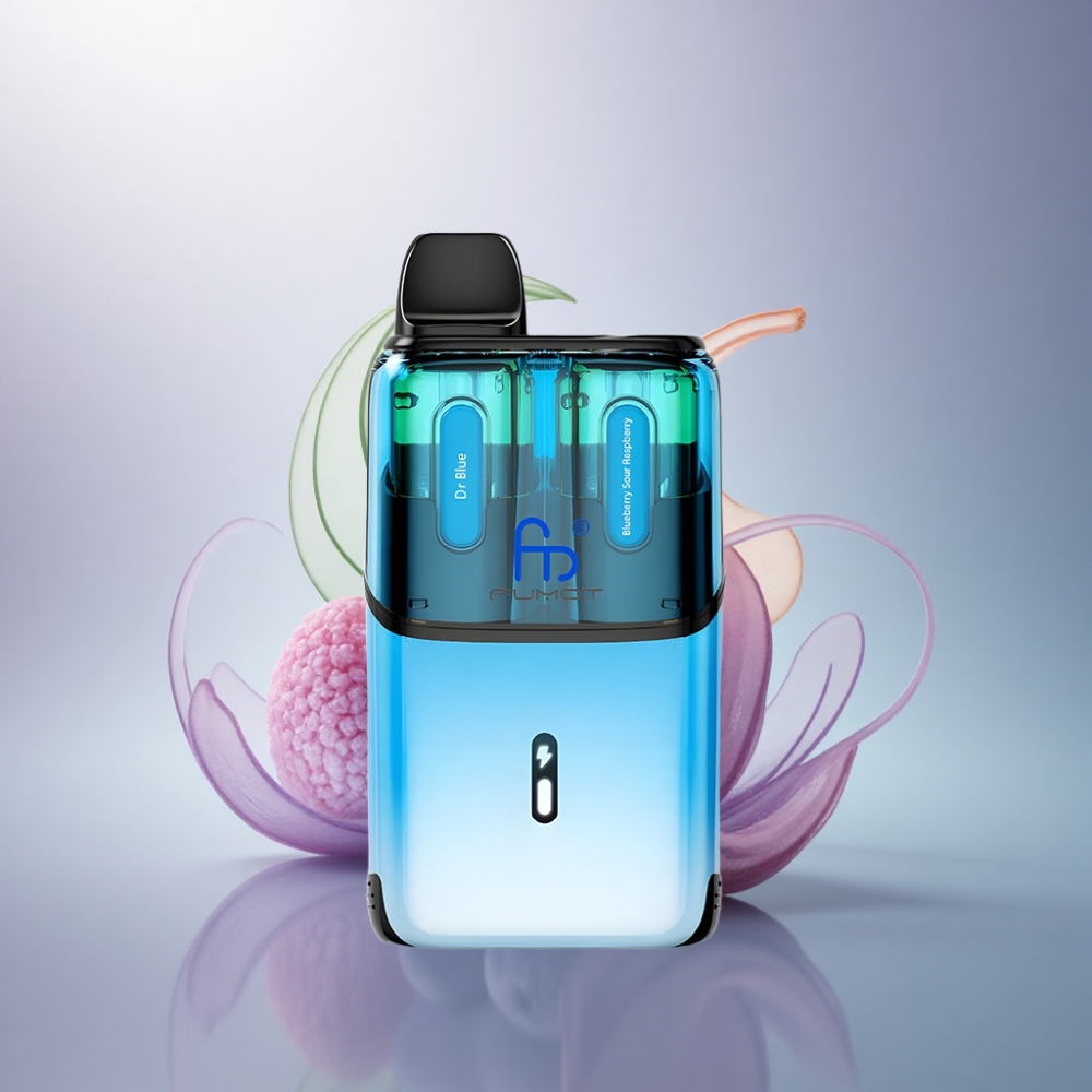 Fumot Ultra T32000 Puffs Dr Blue - Mustikka-Hapanvadelma 800mAh 20mg Nikotiinia