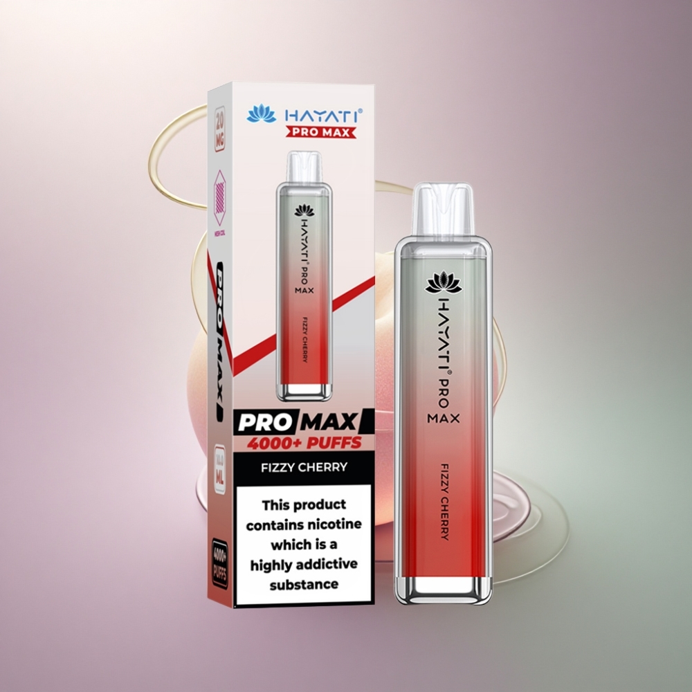 Hayati Pro Max 4000 Puffs Kirkas Kirsikka 2ml 1400mAh