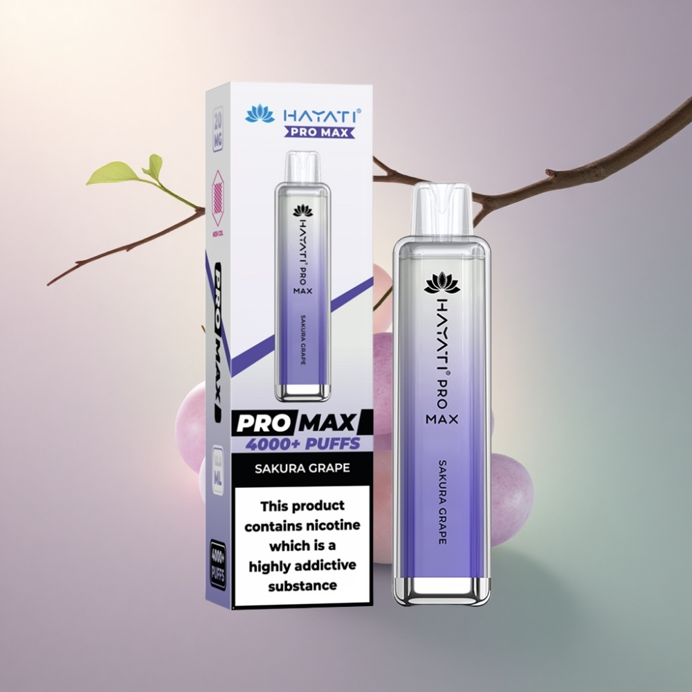 Hayati Pro Max 4000 Puffs Kirsikkaviinimarja 1400mAh 2ml