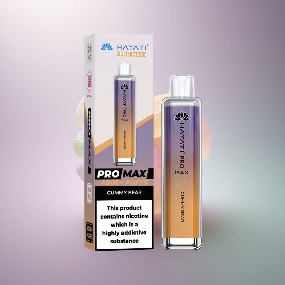 Hayati Pro Max 4000 Puffs Nallekarkki 1400mAh 2ml