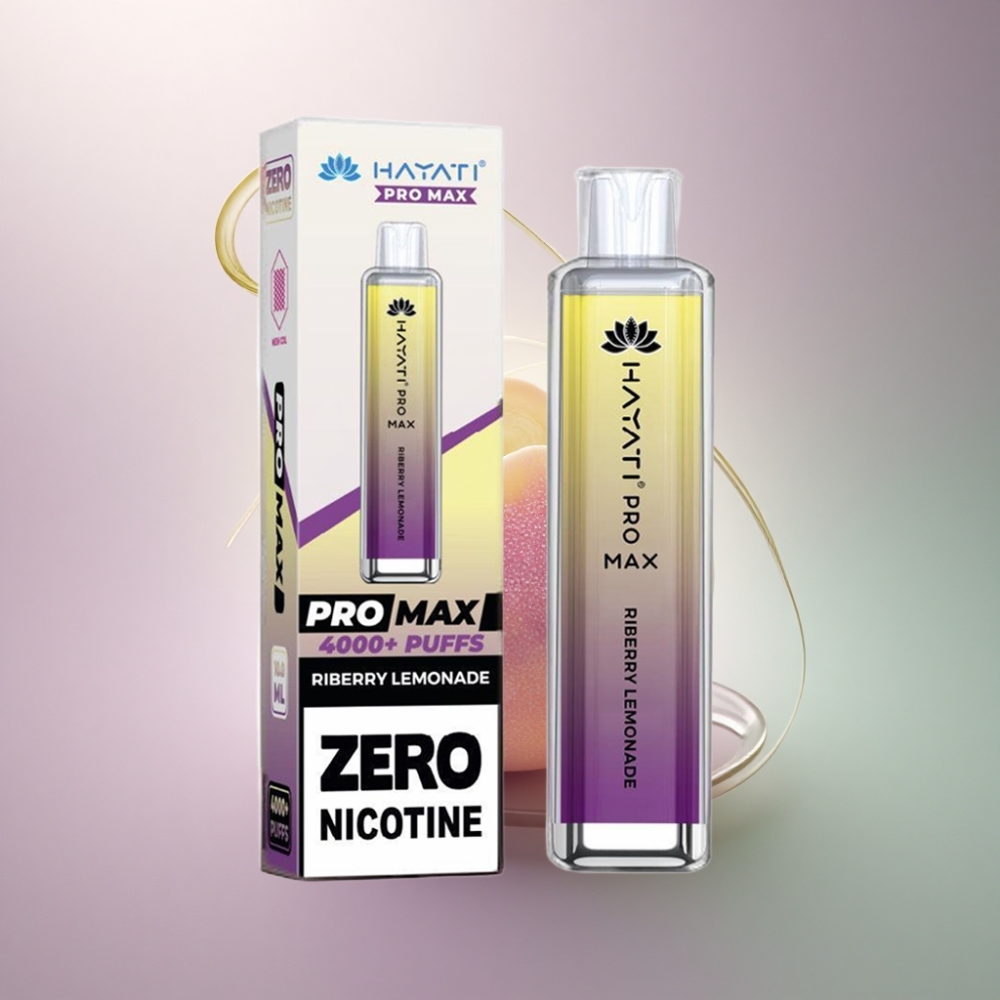 Hayati Pro Max 4000 Puffs Riberry Sitruunaviina 5% Nikotiinia 1400mAh