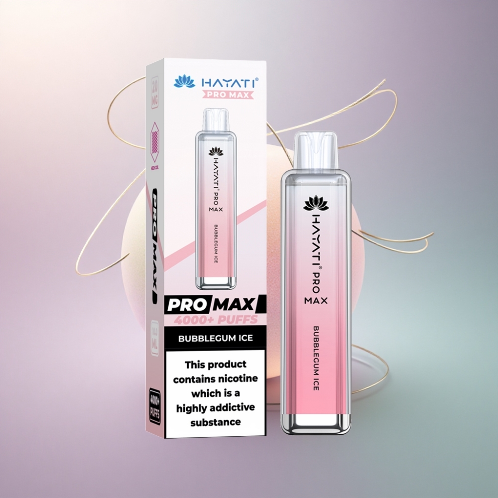 Hayati Pro Max 4000 Puffs Tikkari-Jää 2ml 1400mAh